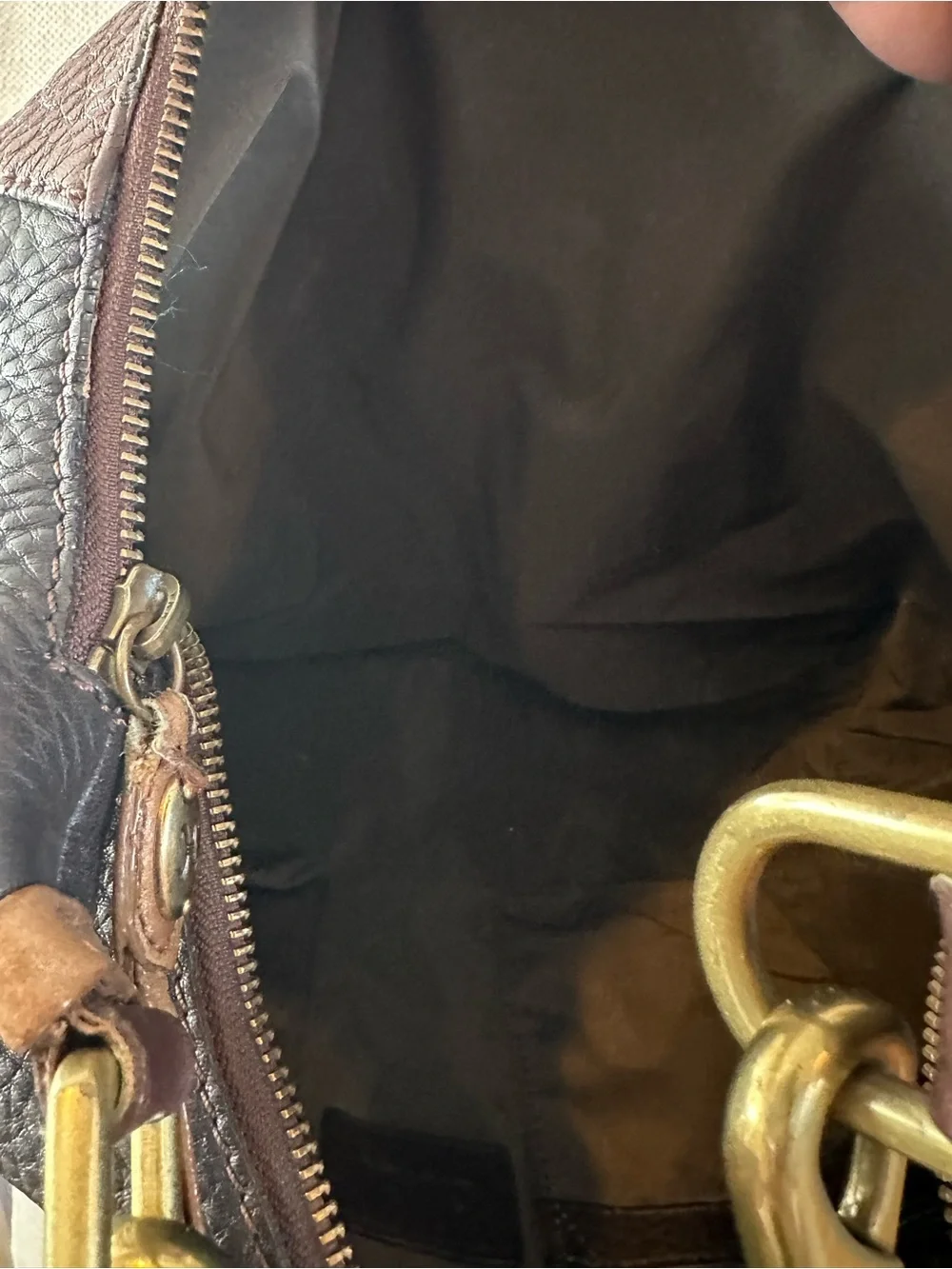 Cole Haan Pebbled Leather Shoulder Hobo Bag